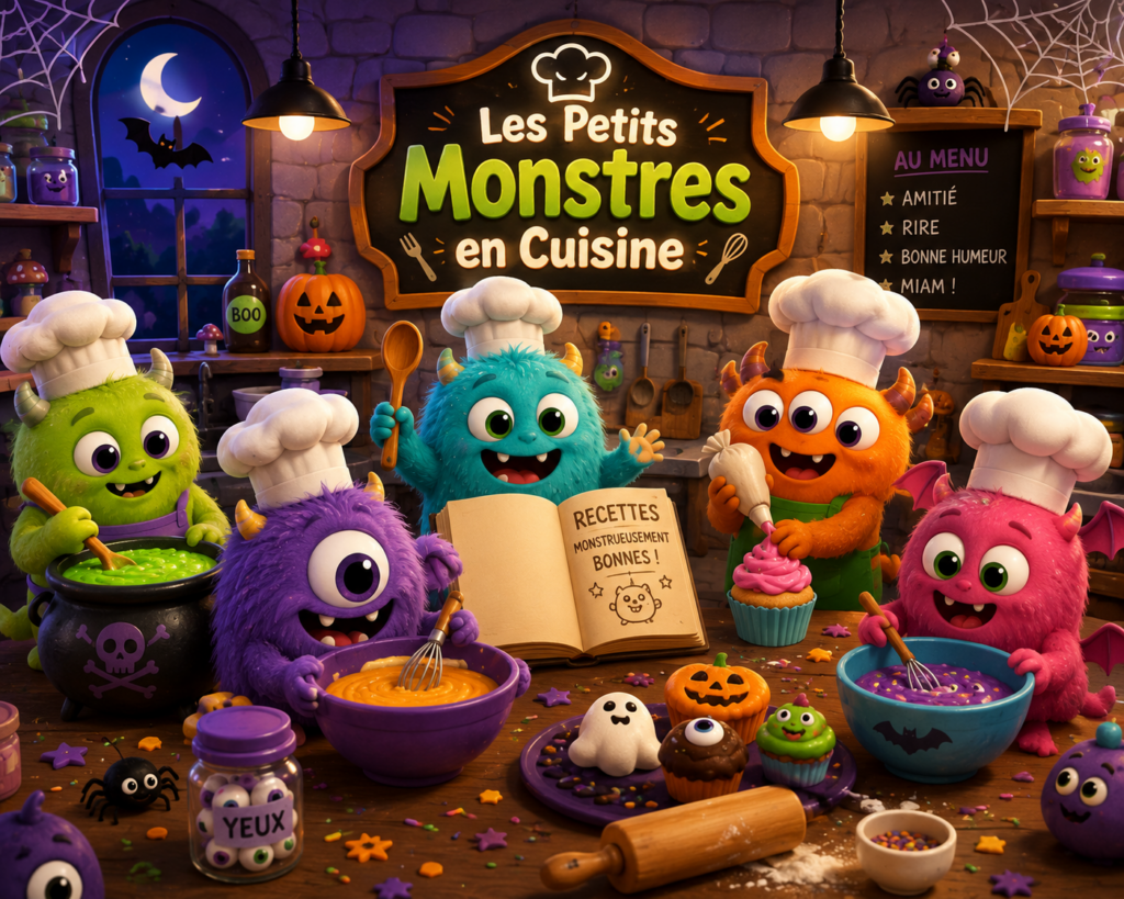 Les petits monstres en cuisine